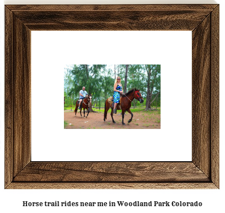 horse trail rides near me in Woodland Park, Colorado